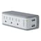 Belkin SurgePlus USB Swivel Charger, 3 AC Outlets/2 USB Ports, 918 J, White BST300BG - alternate 1